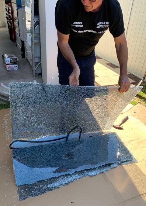 Safe Glass Repairs by Doctor Glass here on the Sunshine Coast